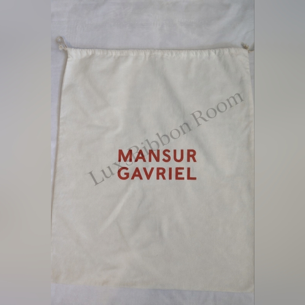 MANSUR GAVRIEL Authentic Cotton Dust Bag Italy Made Drawstring Storage